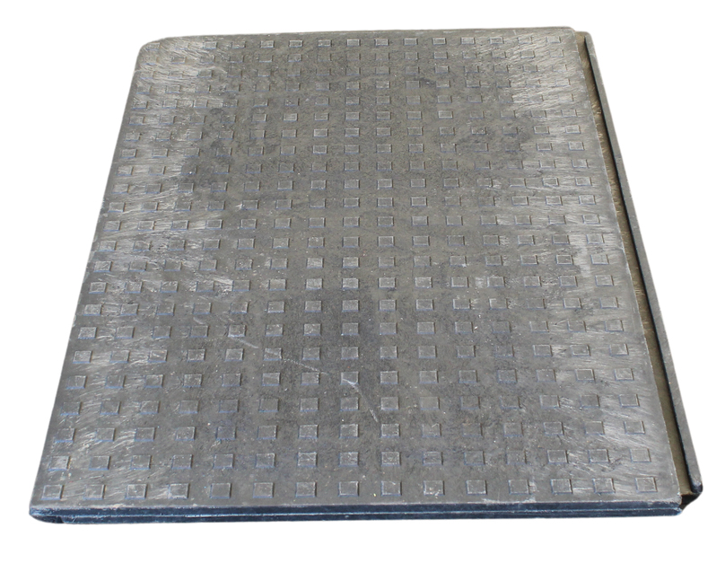 LuxTek Event-Schutzplatte Simple 1200 x 800 x 22 mm Bodenschutzplatte belastbar bis 5,0 t - Kunststoffplatte rutschhemmend strukturiert (LU-EPK120080022) Bild-01