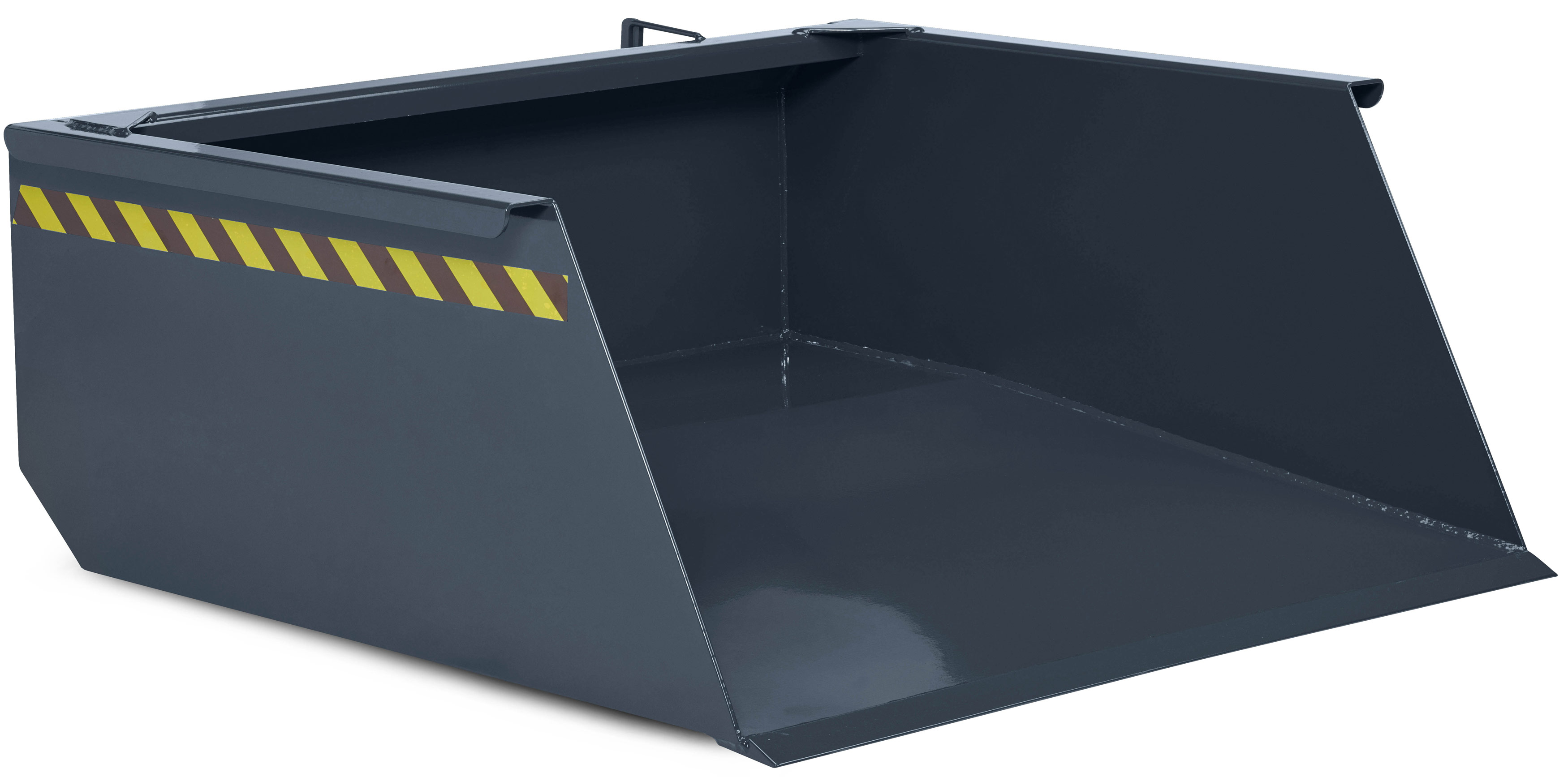 RR Industrietechnik Staplerschaufel RS-50 - RAL 7016 Schaufel 500 Liter für Stapler - Schuttschaufel | Schneeschaufel anthrazitgrau pulverbeschichtet (RR-120400063) Bild-01
