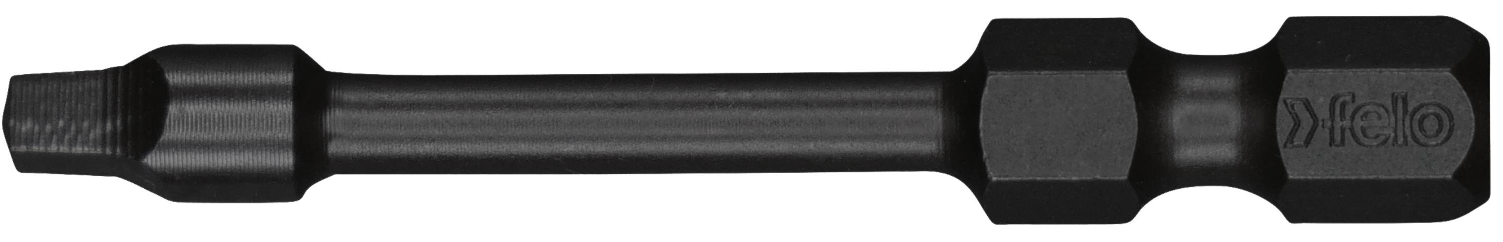 Felo IMPACT Bit E 6,3 Vierkant SQ 1 - 2,3 x 50 mm - VE 5 Stück Vierkant Schrauben Bit Robertson - IMPACT Serie (FL-03510540-VE5) Bild-01