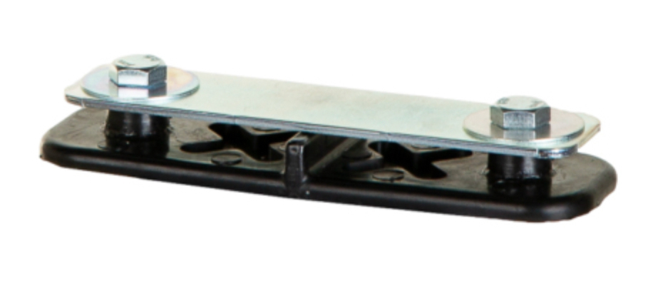 LuxTek Fahrplatten Schraubverbinder komplett - 2-fach Schraubverbinder