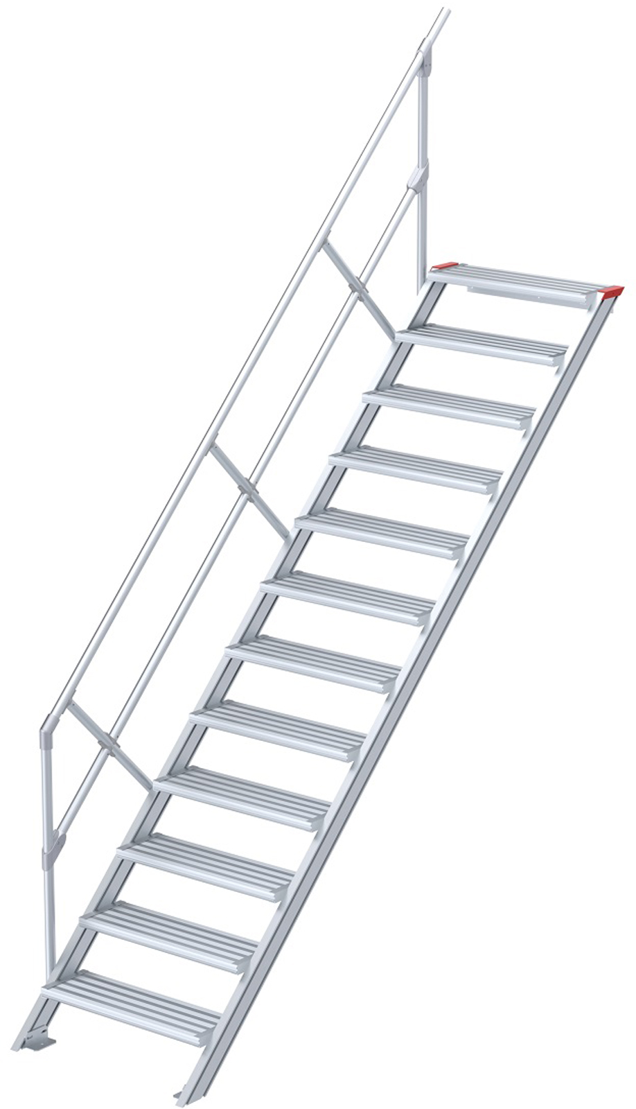 euroline Alu-Treppe 45° 12 Stufen - 1000 mm