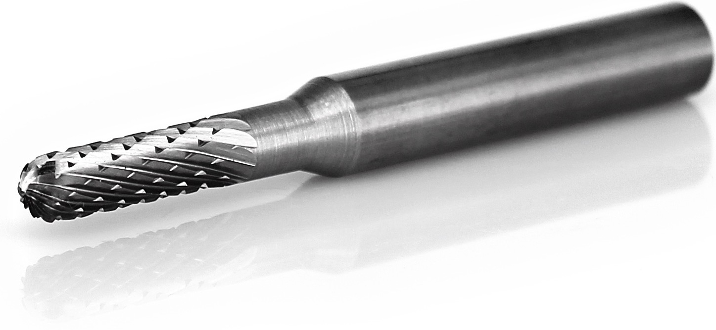 procut Hartmetallfrässtift Walzenrundform WRC C60312-6 Schaft-∅ 6 mm - Kopf-∅ 3 mm - Kreuzverzahnung (PC-C60312-6) Bild-01