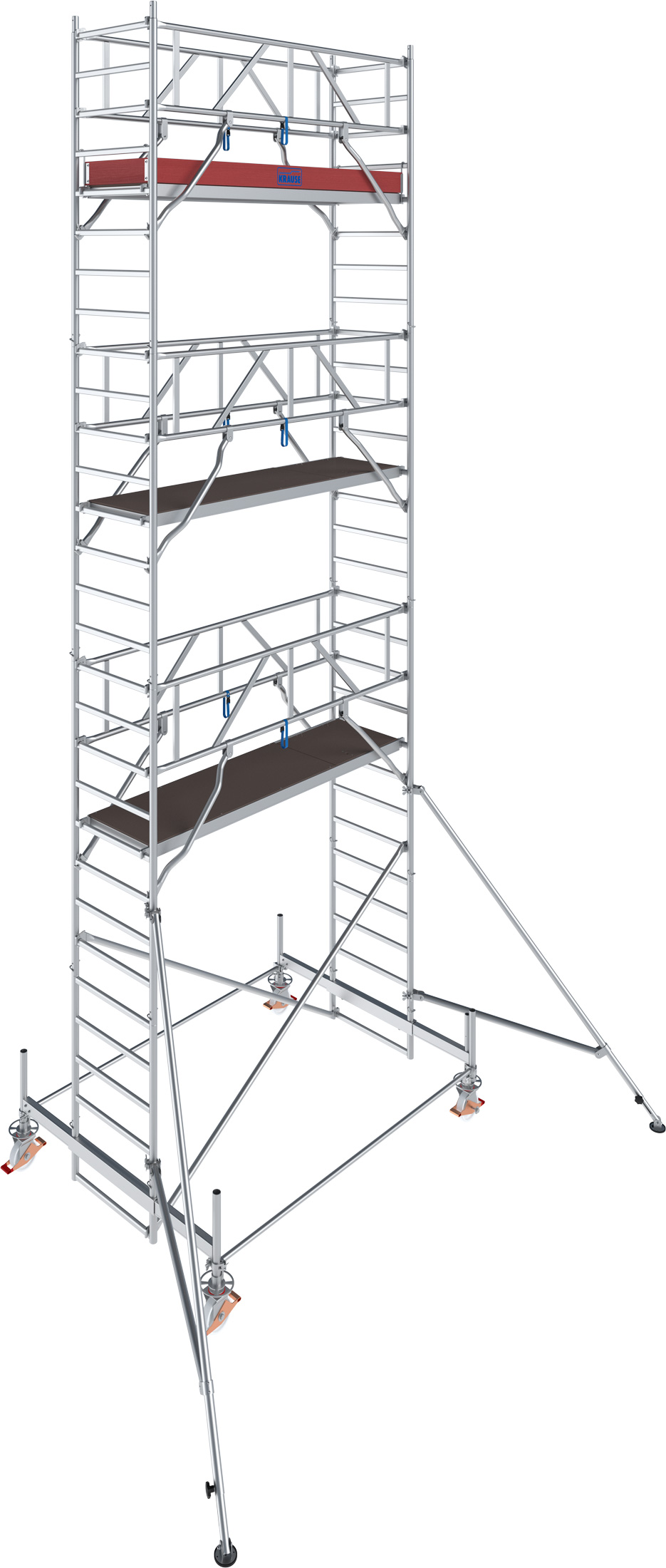 Rollgerüst Krause Stabilo Serie 100 - 0,75x2,50m - AH 8,50m