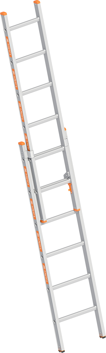 Layher Schiebeleiter Alu 2x6 Sprossen