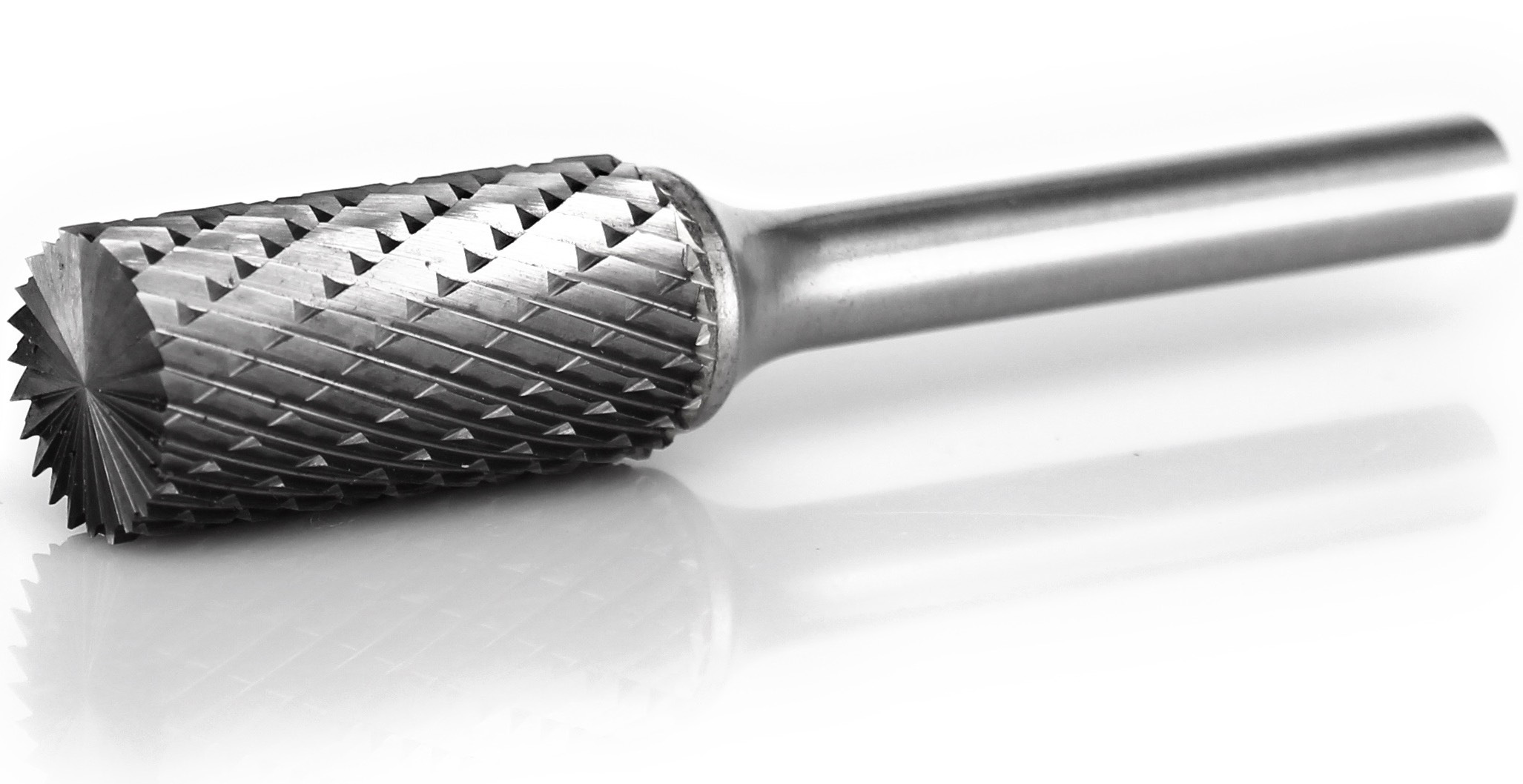 procut Hartmetallfrässtift Zylinderform mit Stirnverzahnung ZYA-S A61225-6E DIN Schaft-∅ 6 mm - Kopf-∅ 12 mm - Kreuzverzahnung (PC-A61225-6E-DIN) Bild-01