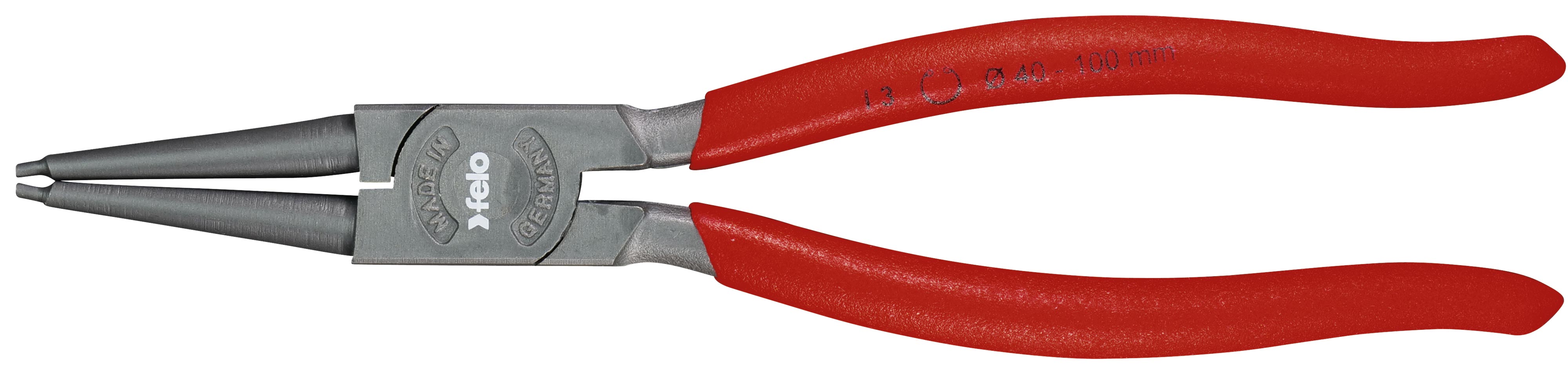 Felo Sicherungsringzange für Innenringe 40 - 100 mm gerade - 220 mm Zange - Serie 594 (FL-59404040) Bild-01