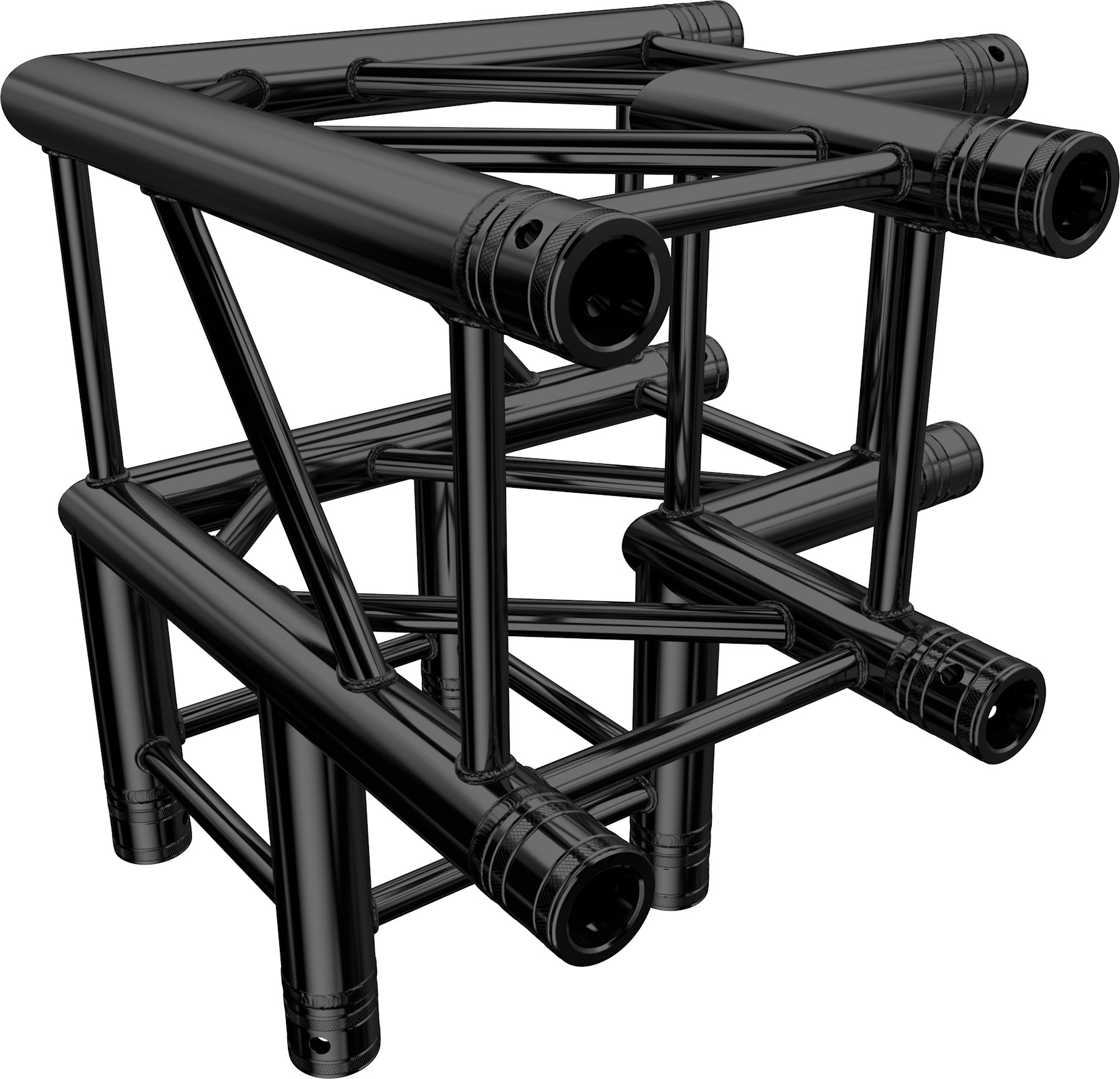 Global Truss F34 3-Weg Ecke C30 90° Stage Black