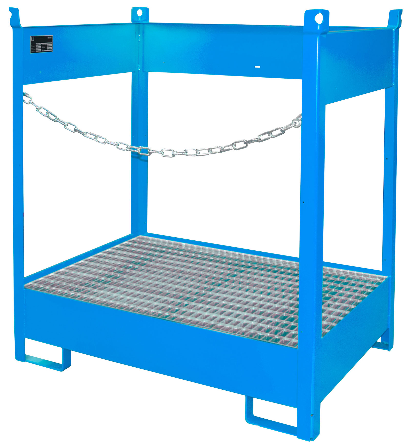 Bauer Fass-Stapelpalette Stahl FSP 2 - RAL 5012  (BA-4442-04-0000-3) Bild-02