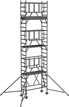 Klappgerüst ZARGES CompactMaster S-PLUS 1T - AH 7,65m
