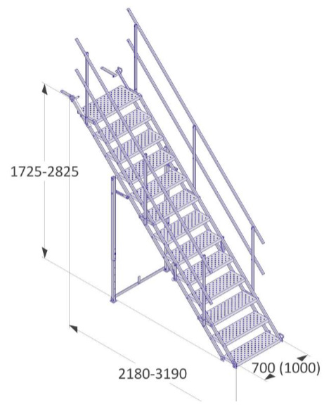 Zu unserer schake Bautreppe