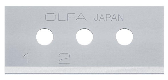 OLFA Klinge SKB-10 - 12,5 mm VPE 10 Messerklingen Stahl 0,40 mm ohne Sollbruchstellen | Standard scharf - 10 Cutterklingen (FL-C0000334201) Bild-01
