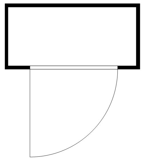 FLADAFI Türanschlag DIN links für Container IC Pro | IC Pro Kombi | MC | MC Kombi | MC XL | MC XXL |