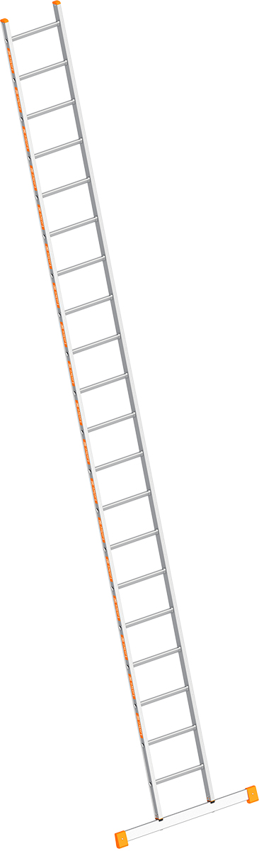 Layher Anlegeleiter Alu 20 Sprossen
