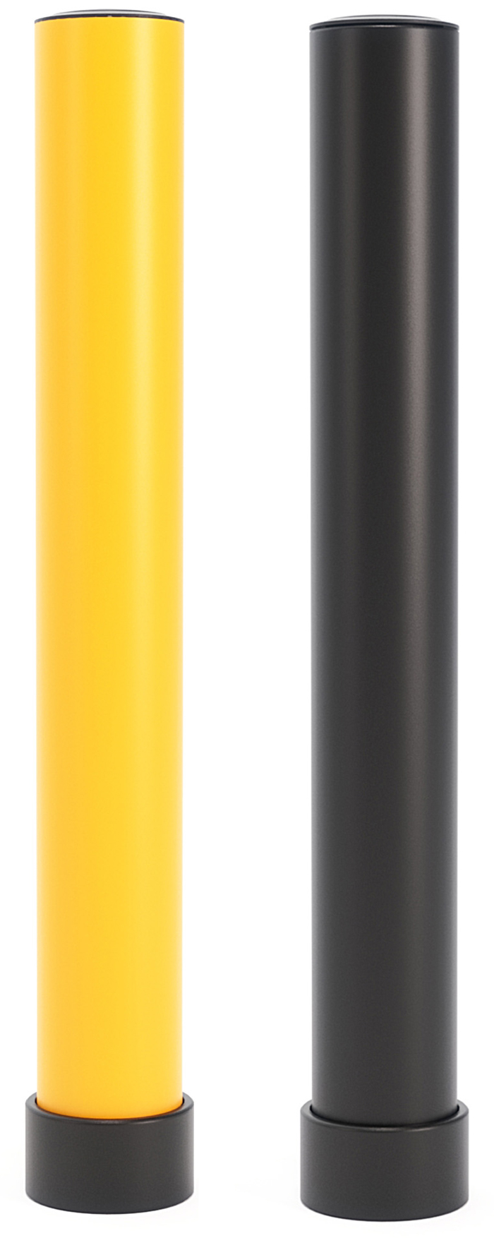 boplan Ladesäule Rammschutzpoller Bollard 125L EV Ø 125 mm Rundpfosten aus Kunststoff mit Aufprall-Kennzeichnung - Extrilene Anfahrschutz zum aufdübeln (BP-C-PPBO-125L-0750-EVYEZ) Bild-01