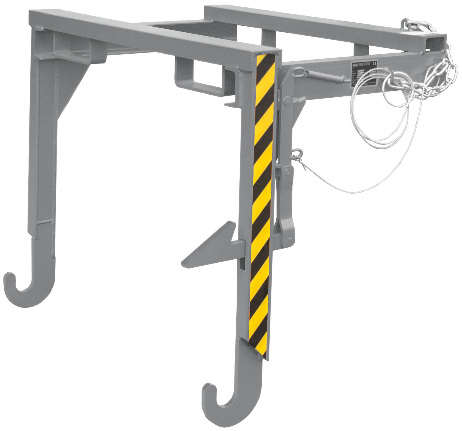 Bauer Stapelkippbehälter Traverse BST-90 - RAL 7005 Kippvorrichtung mechanisch für Kippmulde 900 Liter - Schuttmulde mausgrau pulverbeschichtet (BA-4421-03-0000-5) Bild-01