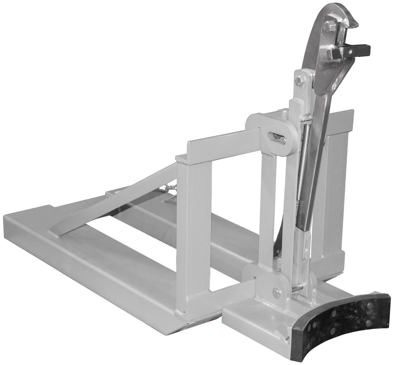 Bauer Fasslifter RS-I|91 - RAL 7005 Transporthilfe für 1 Fass 200 Liter - breite Auflage - Fassheber mausgrau pulverbeschichtet (BA-4408-23-0000-5) Bild-01