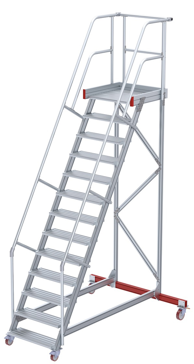 euroline Wartungsbühne 60° 13 Stufen - 800 mm