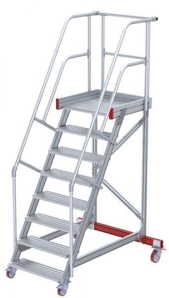 euroline Wartungsbühne 60° SG 8 Stufen - 800 mm
