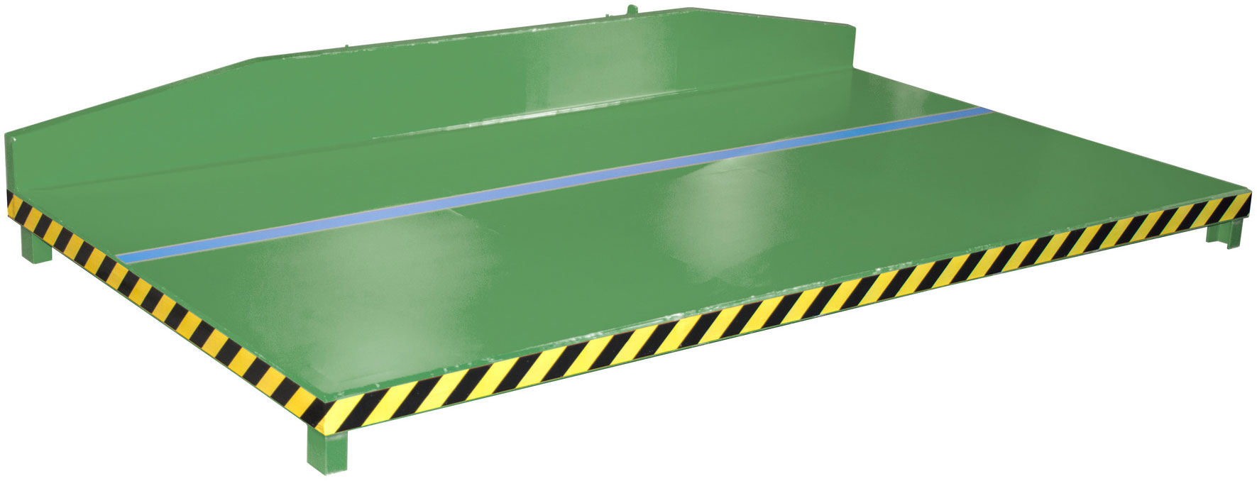 Bauer Restgitter-Palette RGP-1 - RAL 6011 Kipppalette für Stapler - resedagrün pulverbeschichtet (BA-4512-01-0000-4) Bild-01