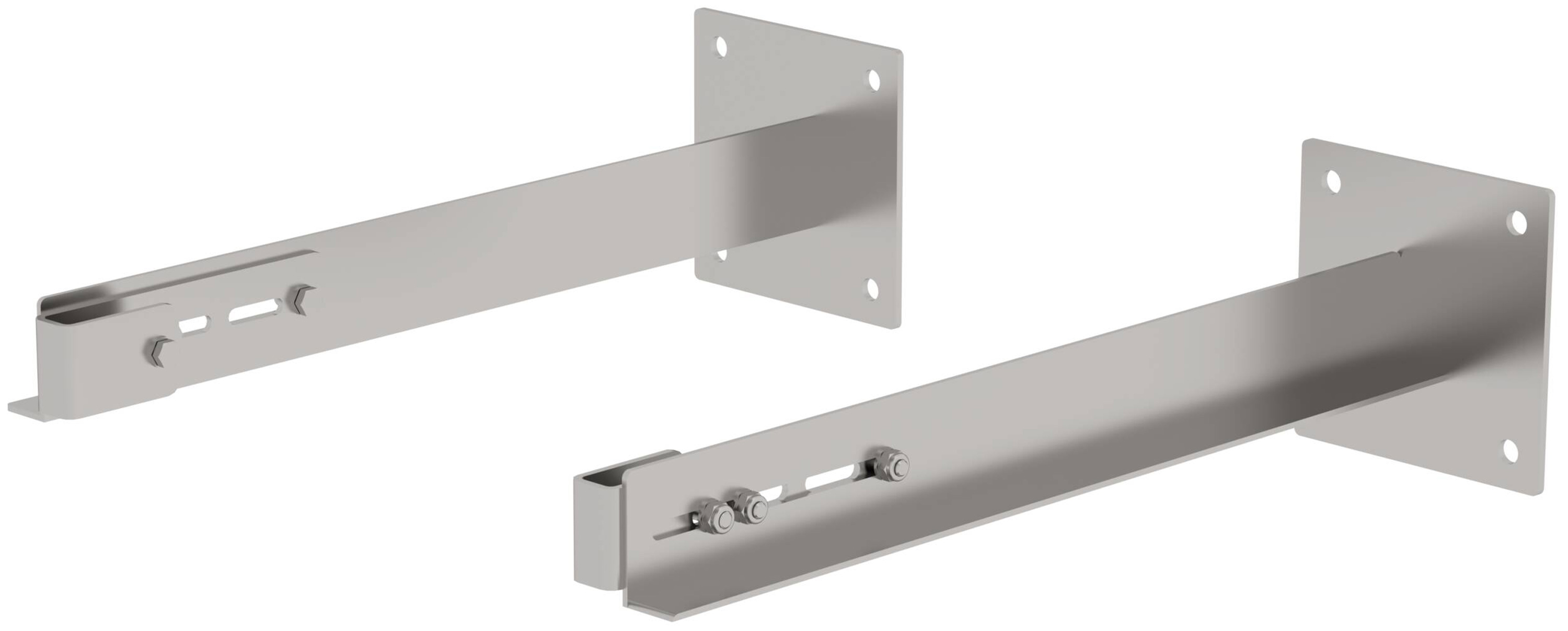 Günzburger Sonderwandhalter Edelstahl 700 - 800 mm