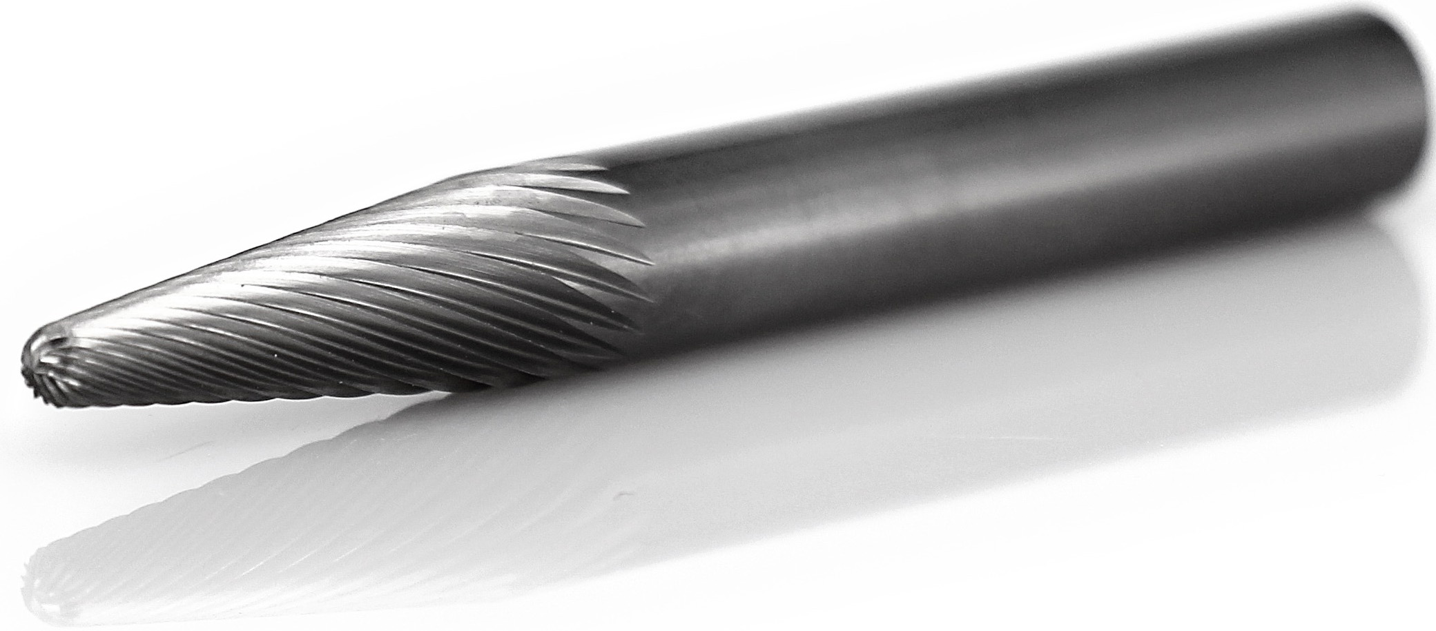 procut Hartmetallfrässtift Rundkegelform KEL L60618-2 Schaft-∅ 6 mm - Kopf-∅ 6 mm - Standardverzahnung (PC-L60618-2) Bild-01