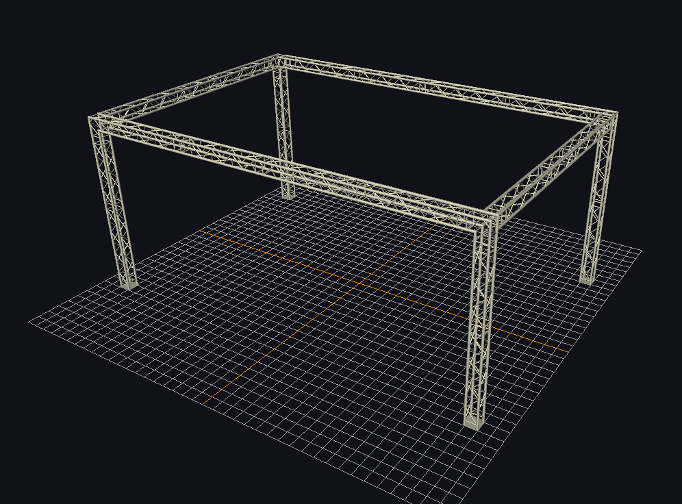 Global Truss Traversensystem F34 - Traversenkäfig 9 x 6 m