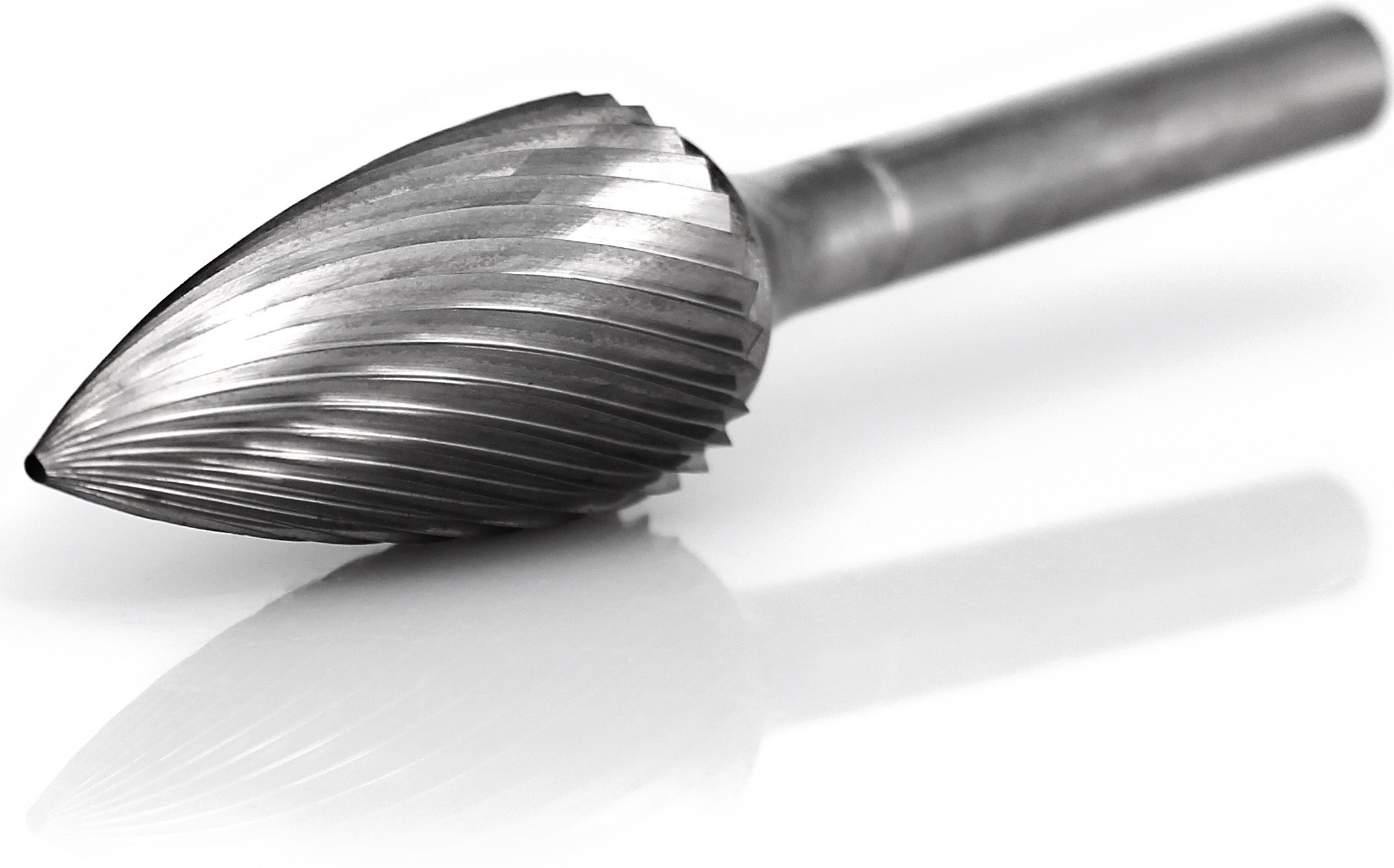 procut Hartmetallfrässtift Geschossform SPG G61525-2 Schaft-∅ 6 mm - Kopf-∅ 15 mm - Standardverzahnung (PC-G61525-2) Bild-01