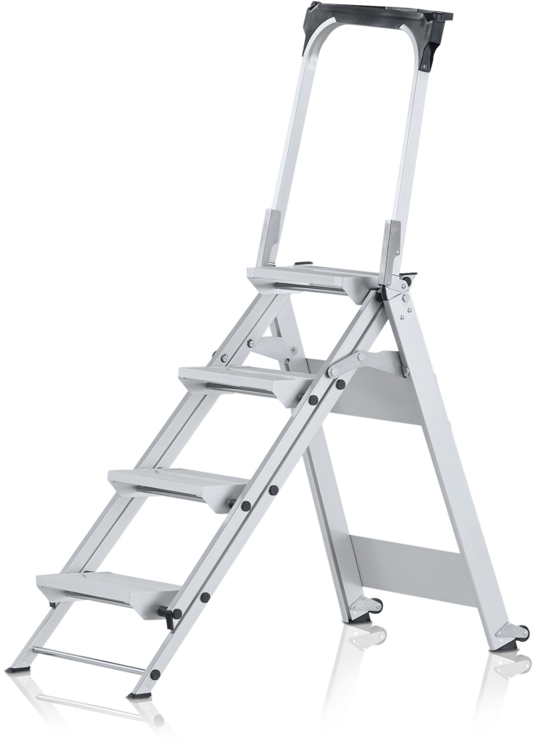 ZARGES Sicherheitstreppe Plazastep P mit Bügel - 5 Stufen