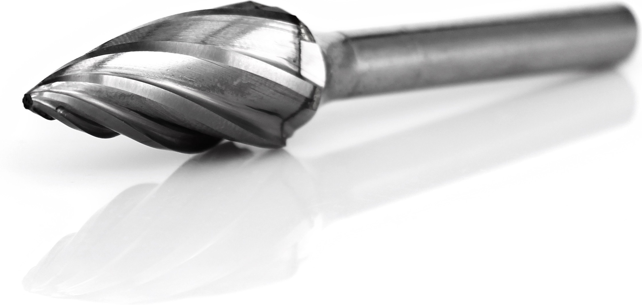procut Hartmetallfrässtift Geschossform SPG G30312-ALU Schaft-∅ 3 mm - Kopf-∅ 3 mm - ALU-Verzahnung (PC-G30312-ALU) Bild-01