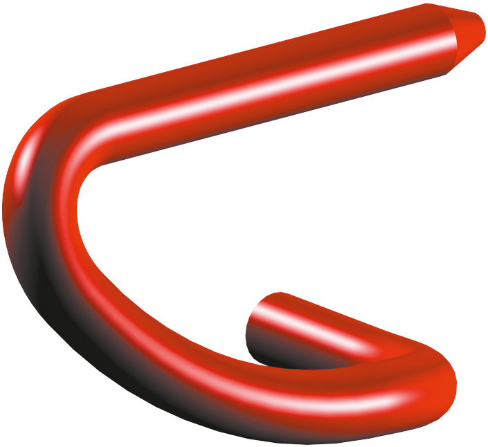Layher Fassadengerüst Fallstecker rot