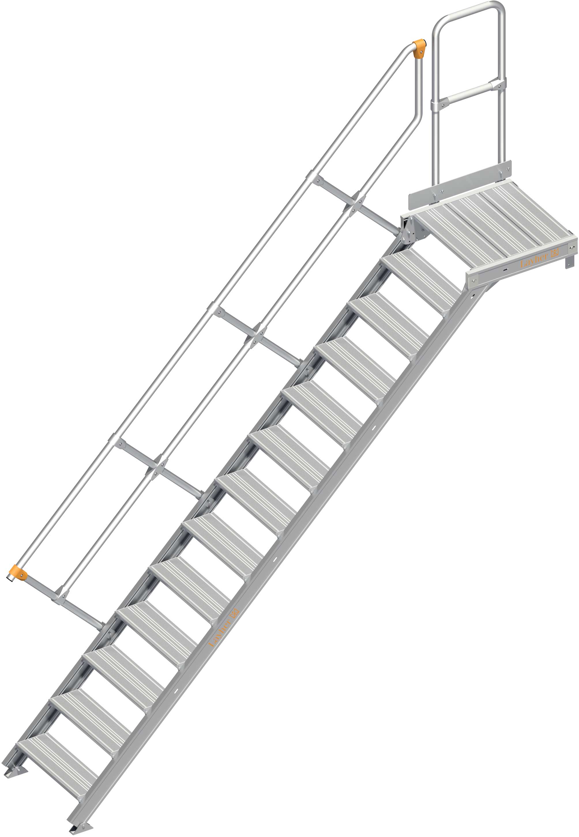 Layher Plattformtreppe 45° SG 13 Stufen - 600 mm breit
