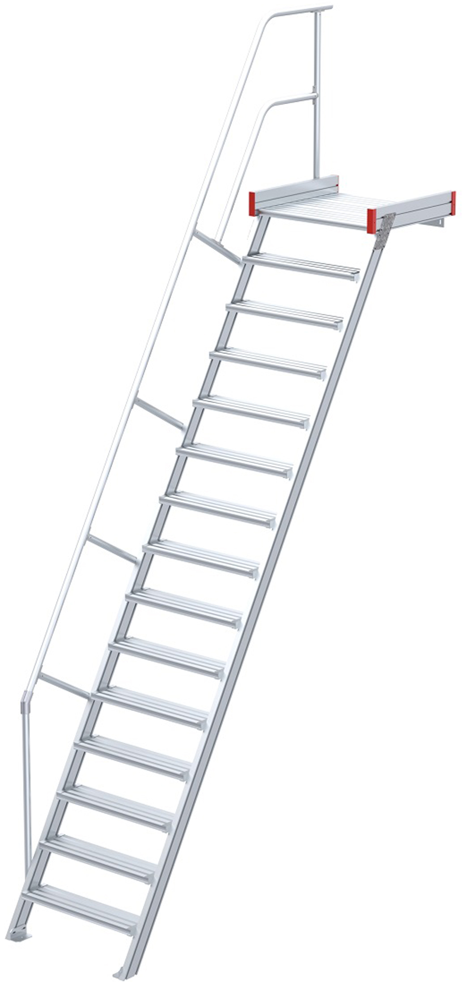 euroline Podesttreppe 60° 15 Stufen - 1000 mm