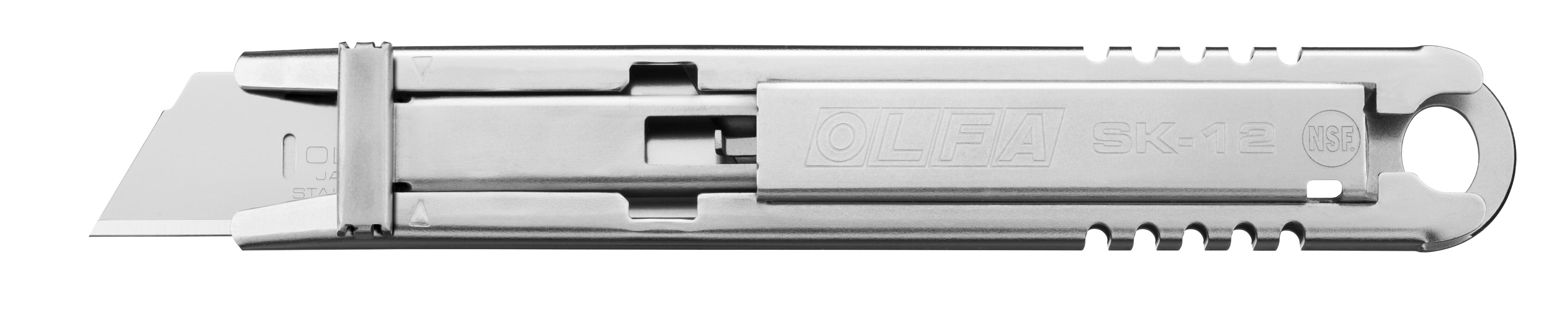 OLFA Sicherheitsmesser SK-12 - 17,5 mm Teppichmesser Edelstahl demontierbar | mit automatischem Klingeneinzug- Serie SKB-2S|10B (FL-C0000330705) Bild-01