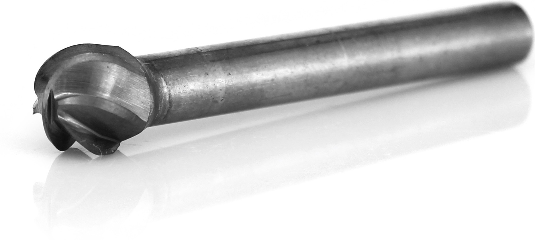 procut Hartmetallfrässtift Kugelform KUD D30303-ALU Schaft-∅ 3 mm - Kopf-∅ 3 mm - ALU-Verzahnung (PC-D30303-ALU) Bild-01