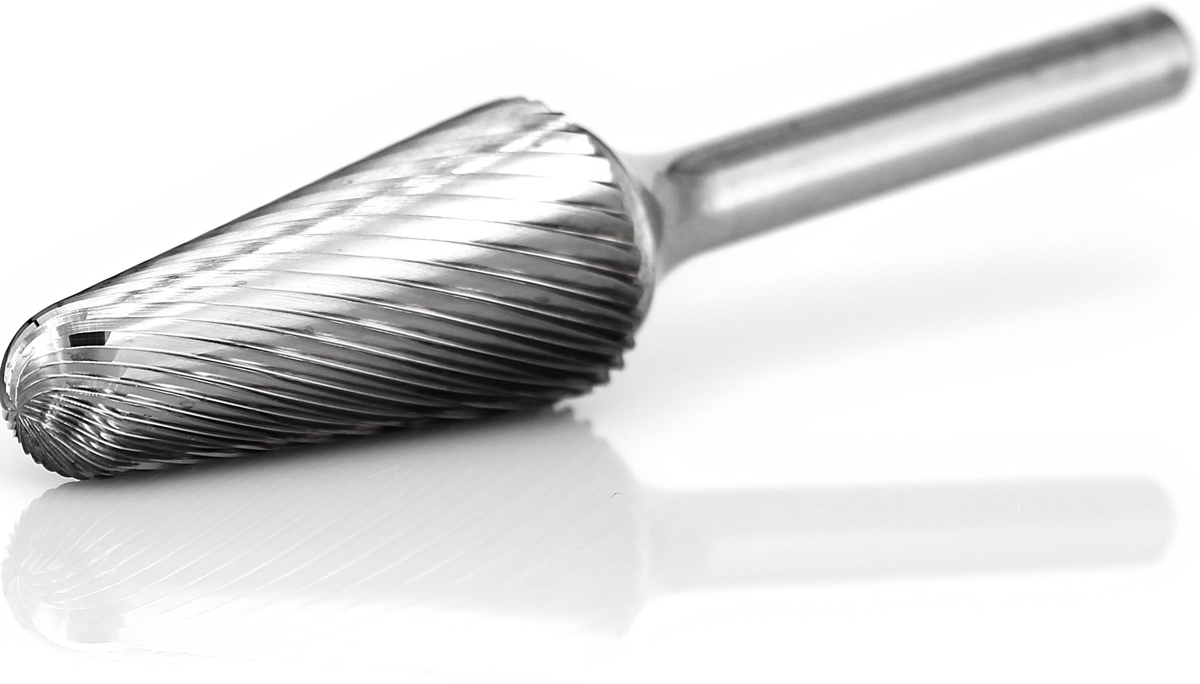 procut Hartmetallfrässtift Rundkegelform KEL L61533-2 Schaft-∅ 6 mm - Kopf-∅ 15 mm - Standardverzahnung (PC-L61533-2) Bild-01