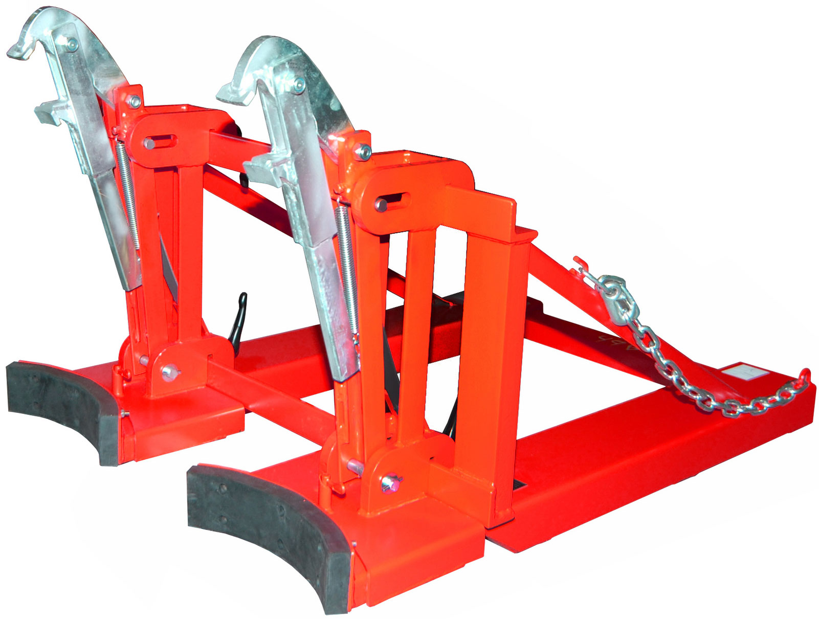 Bauer Fasslifter RS-II|D-91 - RAL 3000 Transporthilfe für 2 Fässer 200 Liter - Fassheber feuerrot pulverbeschichtet (BA-4408-03-0000-2) Bild-01
