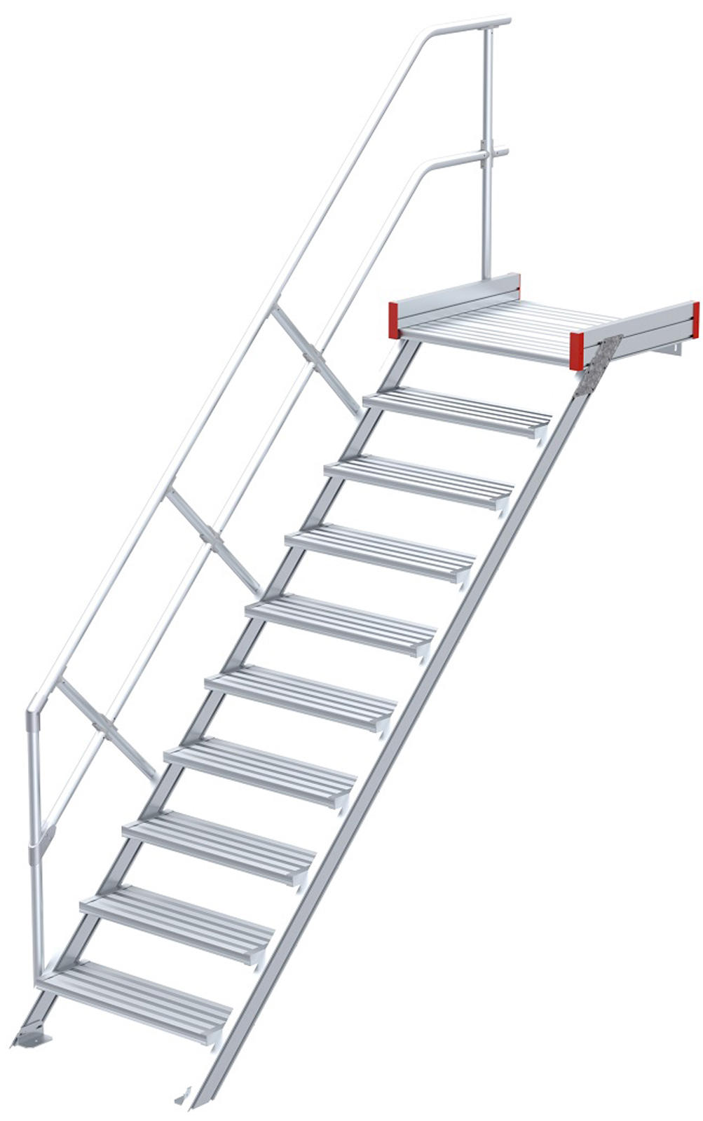 euroline Podesttreppe 45° 10 Stufen - 600 mm
