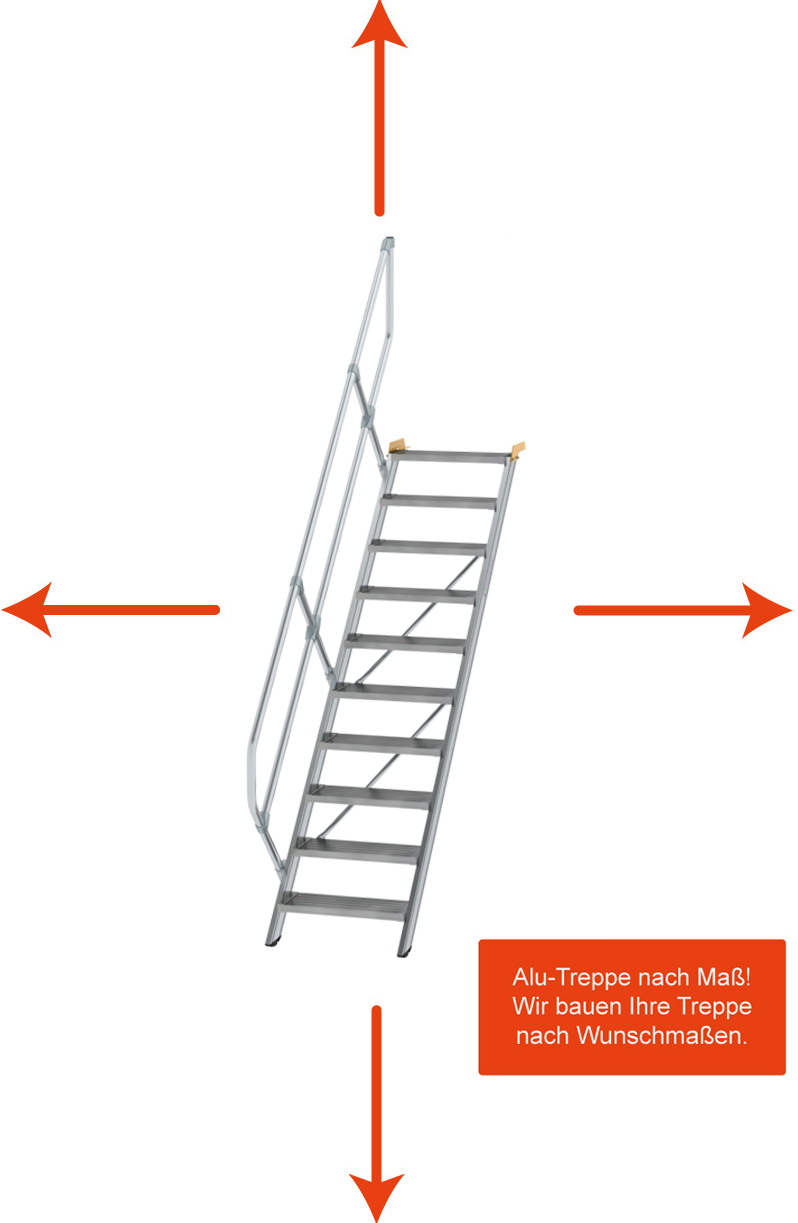 Günzburger Alu-Treppe nach Maß