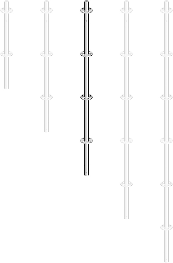 Layher Allround Stiel Alu 2,00 m