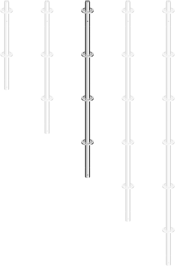 Layher Allround Stiel Alu 2,00 m