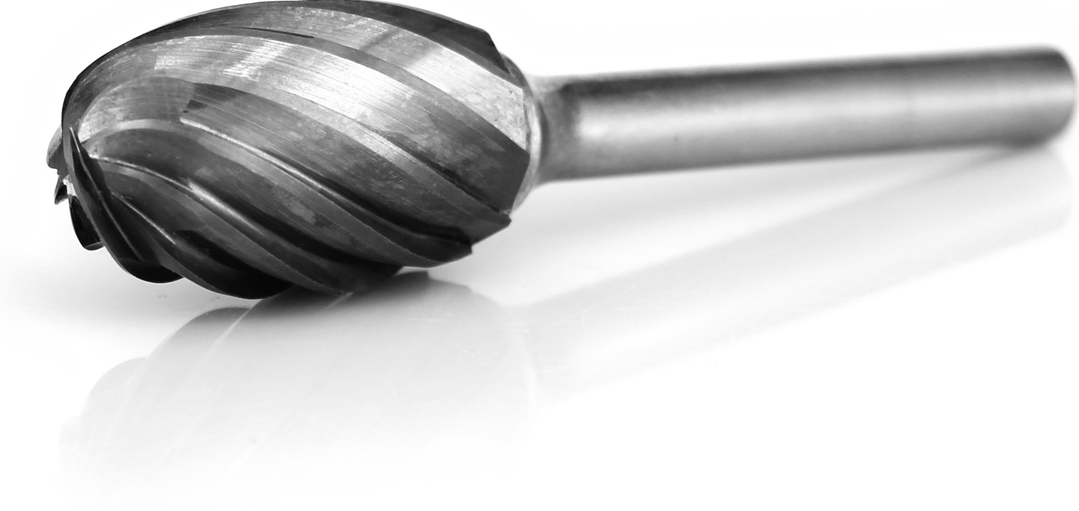 procut Hartmetallfrässtift Tropfenform TRE E61525-ALU Schaft-∅ 6 mm - Kopf-∅ 15 mm - ALU-Verzahnung (PC-E61525-ALU) Bild-01