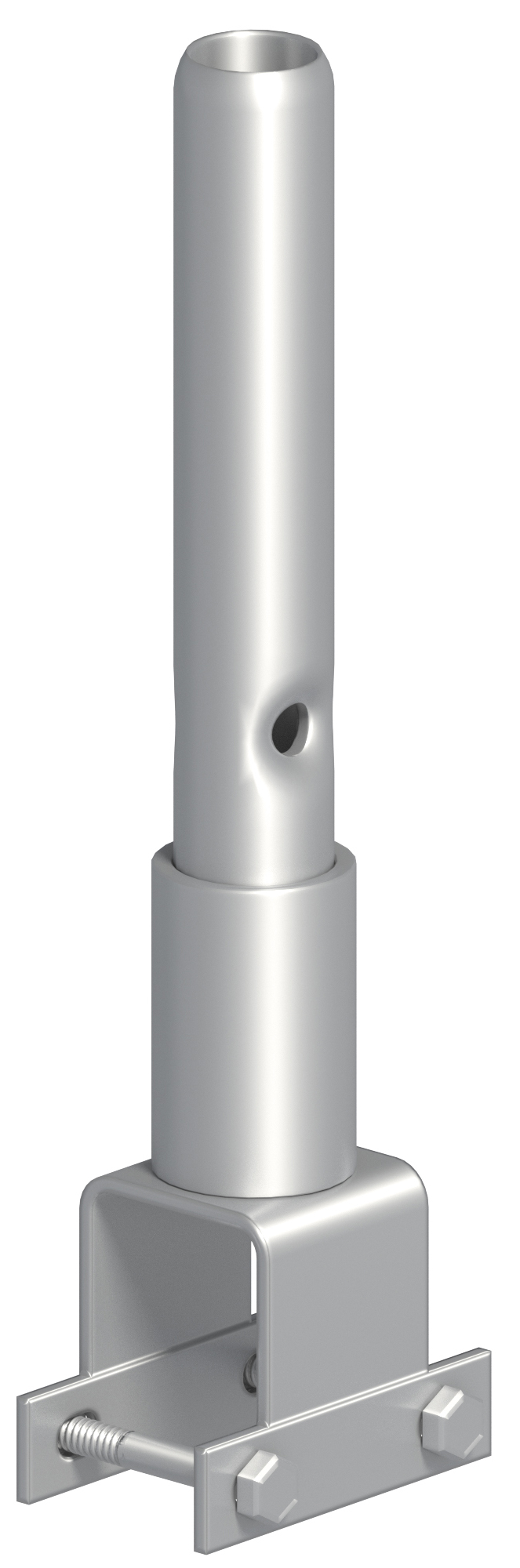 Layher Allround Rohrverbinder U-Profil - Typ 1 Trägeraufsatz mit Rohrverbinder zum Weiterbau auf U-Profil ohne verbaute Aushubsicherung (LG-2656.000) Bild-01