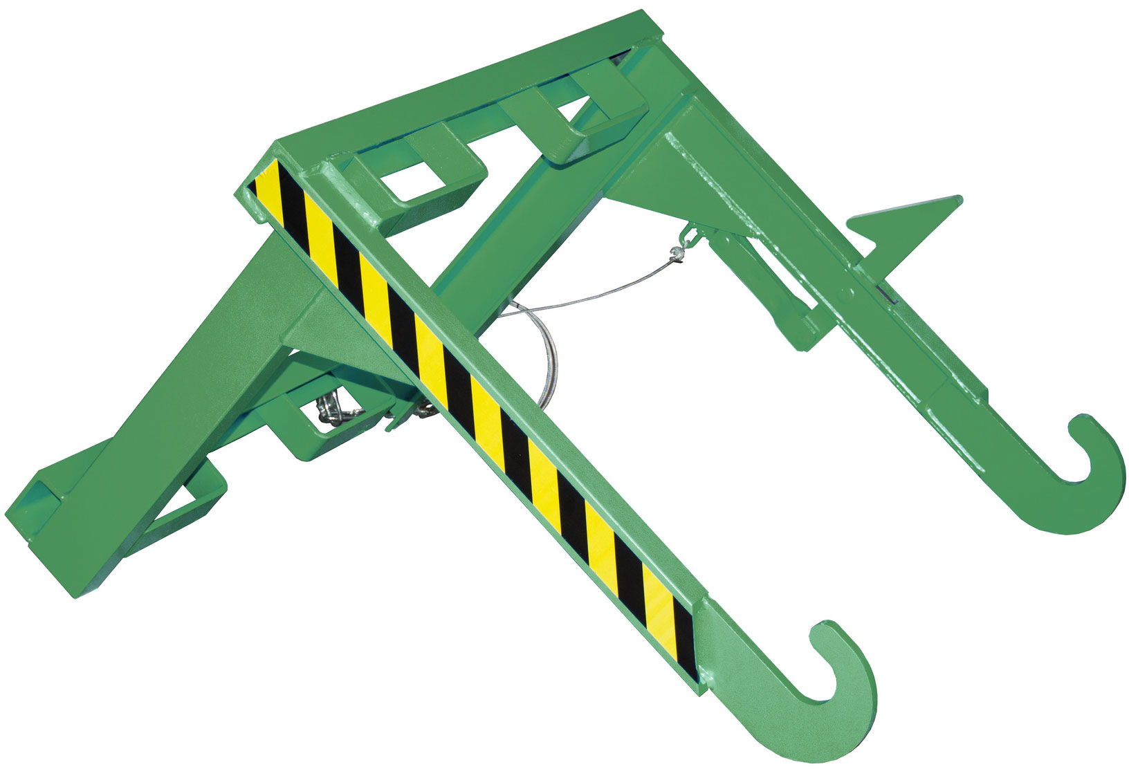 Bauer Stapelkippbehälter Traverse BST-30 - RAL 6011 Kippvorrichtung mechanisch für Kippmulde 300 Liter - Schuttmulde resedagrün pulverbeschichtet (BA-4421-01-0000-4) Bild-01