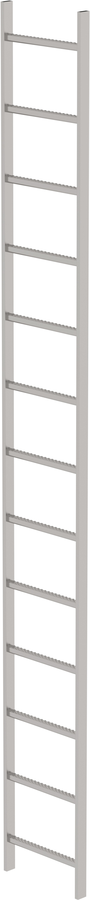 Günzburger Schachtleiter Edelstahl - Lichte Weite 400 mm - 13 Sprossen