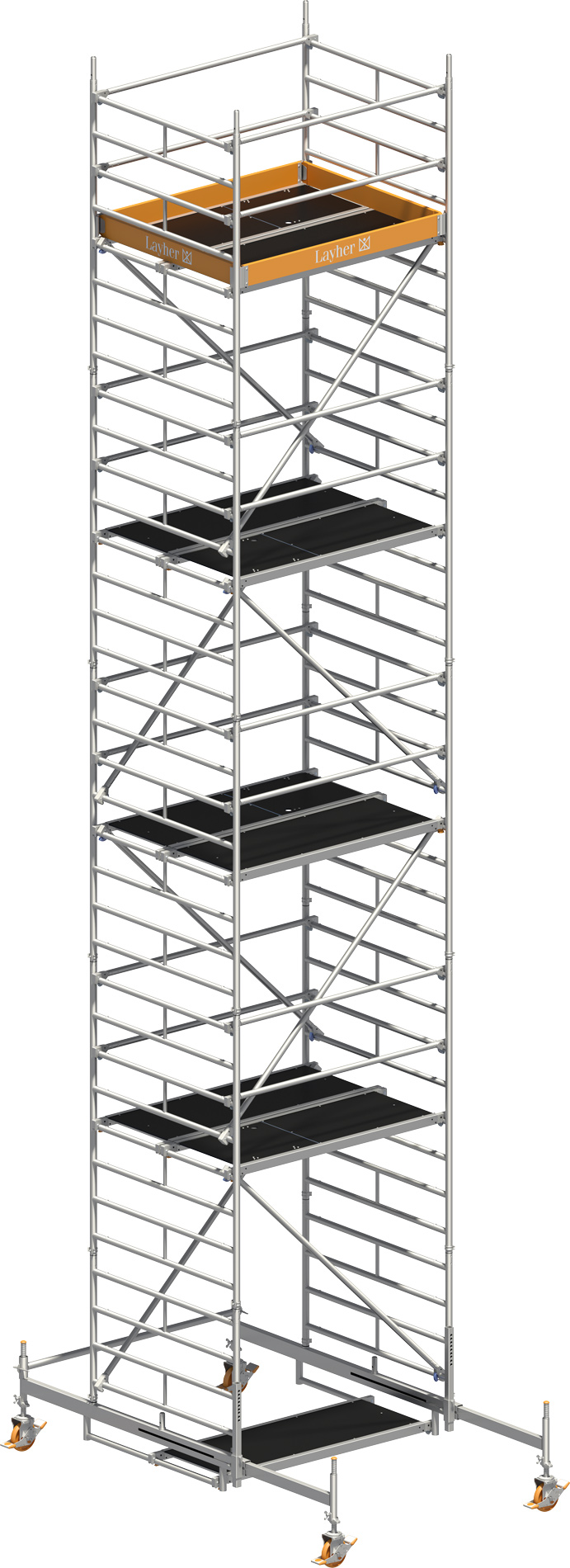 Fahrgerüst Layher Uni Kompakt P2 1405008 mit Diagonal-Optimierung