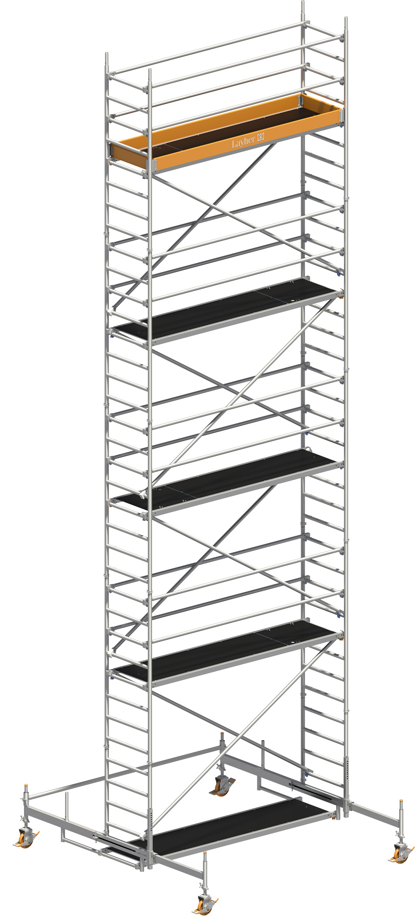 Fahrgerüst Layher Uni Standard P2 1401108 mit Diagonal-Optimierung