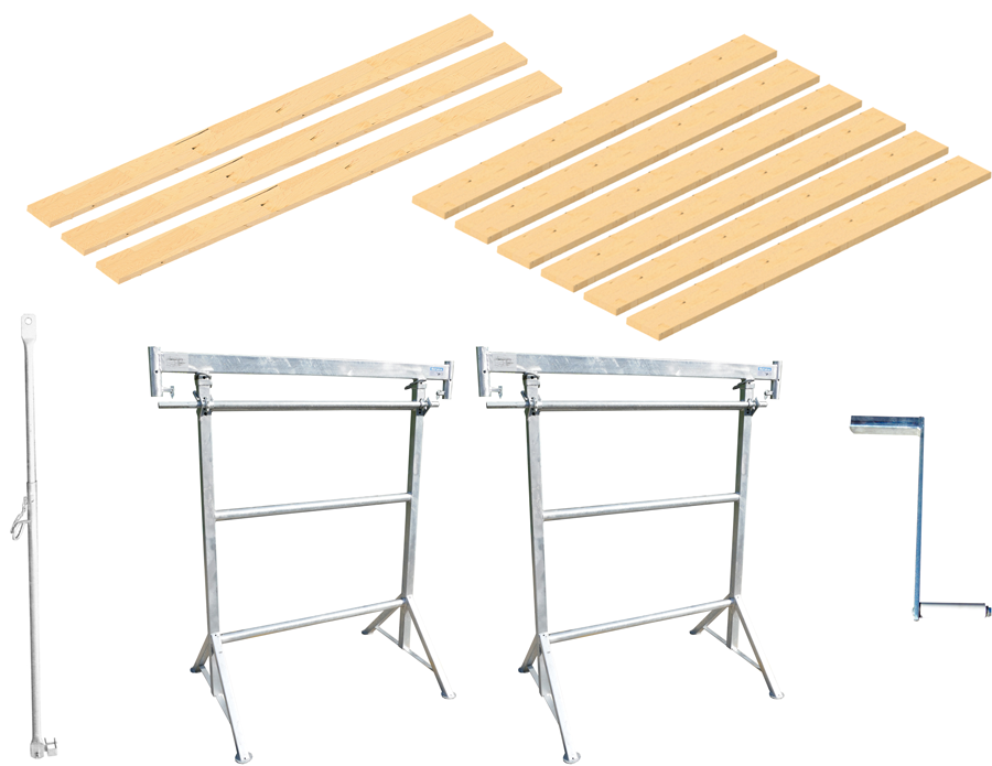 Schake Kurbelbock K1500|3 verzinkt - hawego PLUS Set
