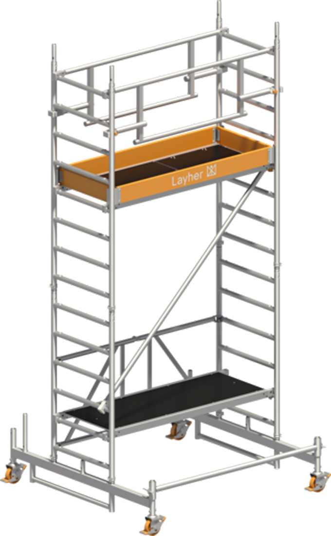 Rollgerüst Layher Zifa P2 SAFETY Plus hawego 1426213 - Arbeitshöhe 4,81 m  (LS-1426213-H) Bild-04