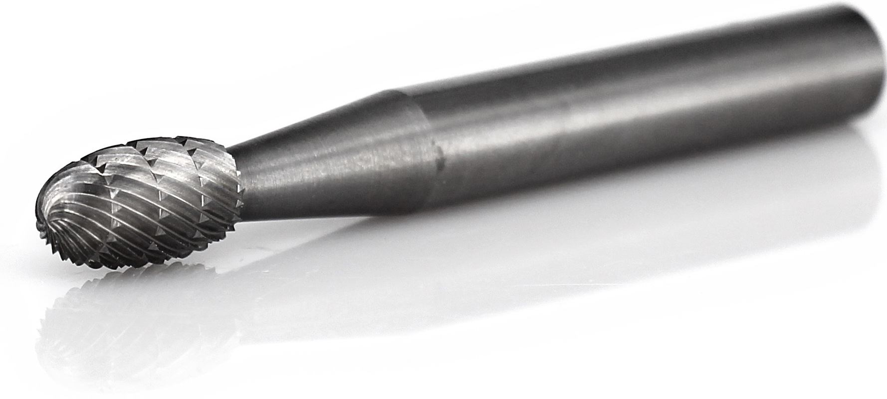 procut Hartmetallfrässtift Tropfenform TRE E60610-2 Schaft-∅ 6 mm - Kopf-∅ 6 mm - Standardverzahnung (PC-E60610-2) Bild-01