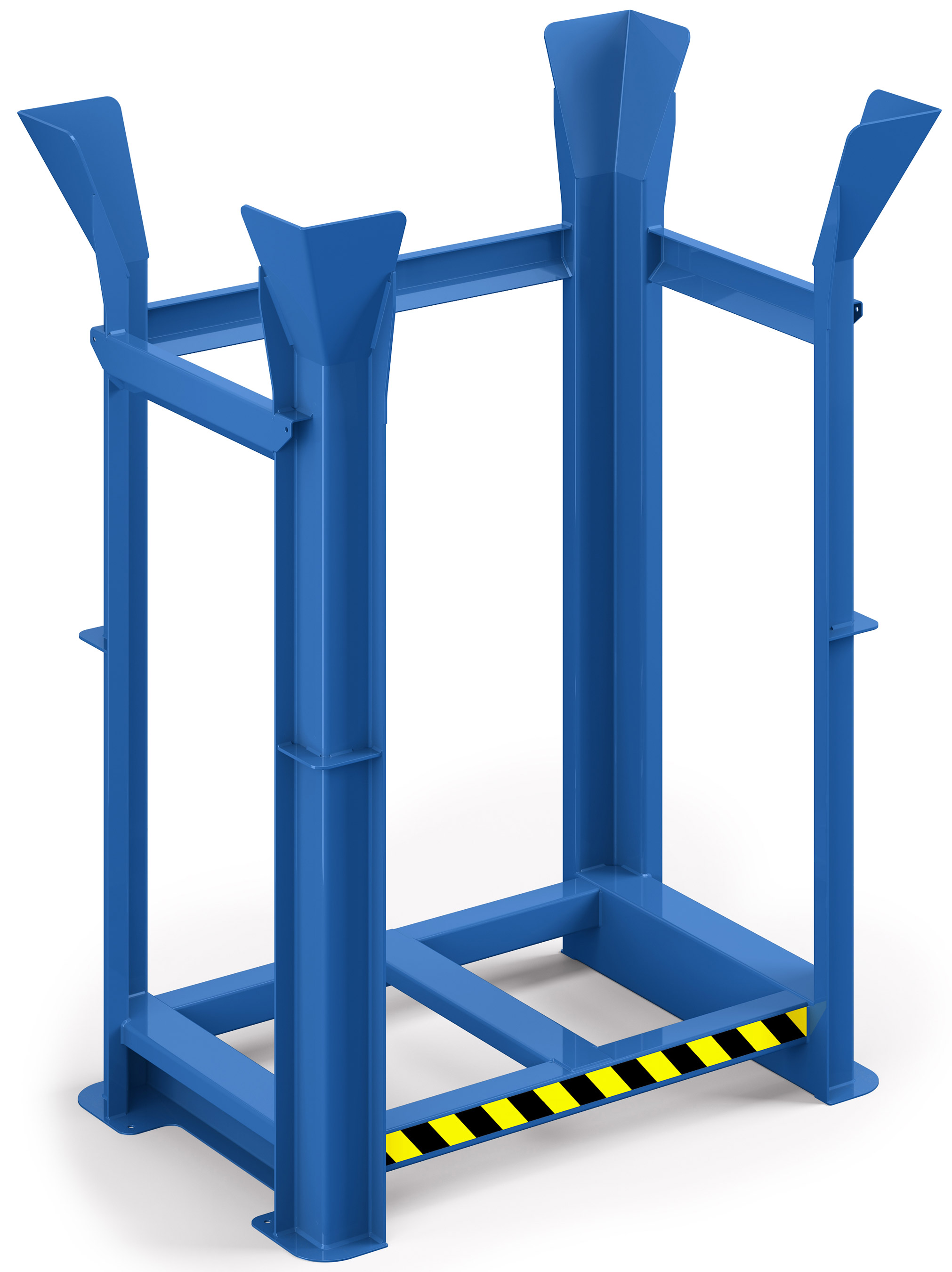 RR Industrietechnik Paletten Richtgestell RRG-10 - RAL 5010 Palettenstapelgestell für 10 Stück Europaletten - Palettenlager enzianblau pulverbeschichtet (RR-130500206) Bild-01